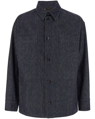 fendi overshirt|Fendi blue t shirts.